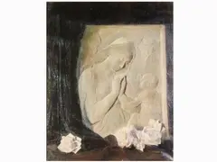 Armando Barabino, StillLife with Low-relief 1926, 1883, oil on canvas