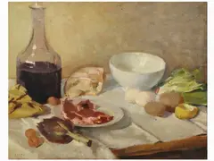 Still Life 1932 by Ugo Vittore Bartolini, 1906, oil on panel, offered May 2019