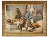 Alberto Rossi, Orange Sellers, 1858, oil on canvas