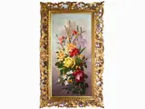 Michelangelo Meucci, Triumphs of Flowers, 1840, a pair of oil paintings on canvas