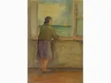 Orazio Toschi, Wndow on the Sea 1970, 1887, oil on panel