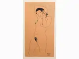 Gabriele Mucchi, Female Nude 1933, 1899, indian ink on paper laid on paper