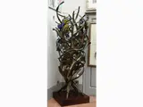 Marcello Avenali, Composition, 1912, metal and glass bright sculpture
