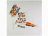 Musik by Mario Schifano, 1934, silk-screen print, offered May 2019