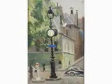 View of Paris by Valentino Ghiglia, 1903, oil on cardboard, offered Mar 2019