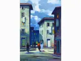 Mascagni's House by Renato Natali, 1883, oil on panel, offered Mar 2019