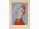 Antonio Bueno, Female Portrait, 1918, silkscreen-print