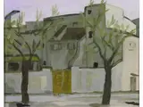 View of a Town by Renzo Grazzini, 1912, oil on panel, offered Mar 2019