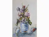 Sergio Scatizzi, Still Life, 1918, mixed media on carboard
