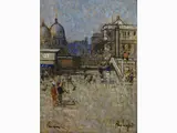 Francesco Pagliazzi, Venice, 1910, oil on panel