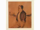 Caricature 1957 by Nino Tirinnanzi, 1923, ink on paper, offered Mar 2019