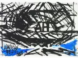 Vinicio Berti, Composition 1987, 1921, acrylic on cardboard