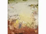 Summer Landscape 1979 by Sergio Scatizzi, 1918, oil on canvas, offered Mar 2019