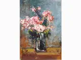 Flowers in a Vase by Sergio Scatizzi, 1918, oil on cardboard, offered Mar 2019