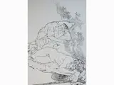 Corrado Cagli, Figures, 1910, lithograph