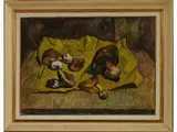 Umberto Mariotti, Still Life with Mushrooms, 1905, oil on canvas