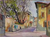 Rodolfo Marma, Primaverile in Via delle Casine 1962