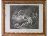 Pietro Bonato, Diana and Endymion, 1765, a pair of engravings