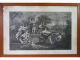 Raffaello Sanzio Morghen, Mythological Scenes, 1758, two engravings