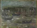View of The Arno by Mario Marcucci, 1888, oil on cardboard, offered Nov 2018