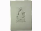 Mino Maccari, Compositions with Figures, 1898, two etchings
