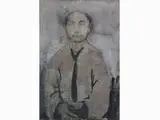 Marcello Boccacci, Portraits, 1914, two mixed media sketches on paper