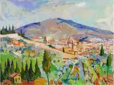 Rodolfo Marma, View of Florence 1970