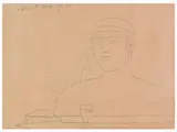 Edita Broglio, Untitled 1930, 1886, pencil on paper