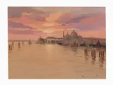 Renzo Martini, Sunset in Venice
