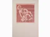 Mino Maccari, Compositions with Figures, 1898, an engraving and two wood-cut prints