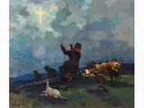 Visione by Renato Natali, 1883, oil on faesite, offered Nov 2018