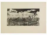 Renzo Vespignani, Entrando a Roma 1955, 1924, etching