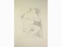 Figures by Bruno Saetti, 1902, two engravings, offered Nov 2018