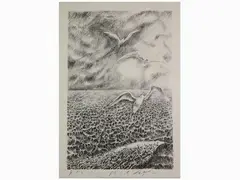 Untitle by Pericle Fazzini, 1913, lithograph, offered Nov 2018