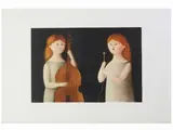 Concert by Antonio Bueno, 1918, lithograph, offered Nov 2018