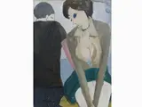 Bruno Paoli, Figures 1974, 1915, oil on canvas
