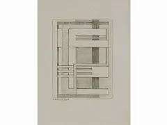 Manlio Rho, Composition 1940-41, 1901, ink on paper