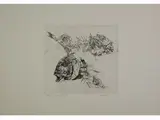 Renzo Vespignani, Fish 1969, 1924, etching