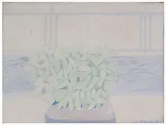 Flowers in a Vase 1967 by Pasquale Verrusio, 1935, oil on canvas, offered Nov 2018