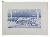 Giuseppe Viviani, Seascape 1954, 1898, lithograph