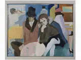 Bruno Paoli, Incontri 1974, 1915, oil on canvas