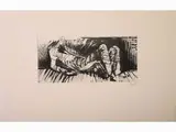 Henry Moore, Reclining Figure III 1970-2, 1898, etching
