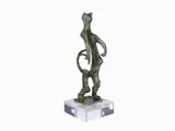 Sauro Cavallini, Cat 1970, 1925, bronze sculpture