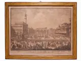 Carlo Gregori, View of Florence After Giuseppe Zocchi, 1719, etching