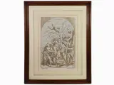 Nicola Le Sueur, The Rape of Europa, 1691, wood-cut print