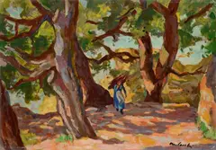 Bosco con contadina by Mario Cocchi, offered Nov 2022
