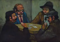 Guido Antoni, Giocatori di carte, 1978
