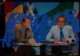 Sports broadcast by Mario Schifano, 1990, The work is archived at the Mario Schifano Foundation, offered Nov 2022