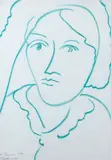Mimmo Germana, Green portrait