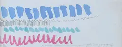 Giorgio Griffa, Without title, 2009, Signature
